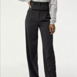 Babaton Aritzia Jermaine High-Waist Wide-Leg Pant